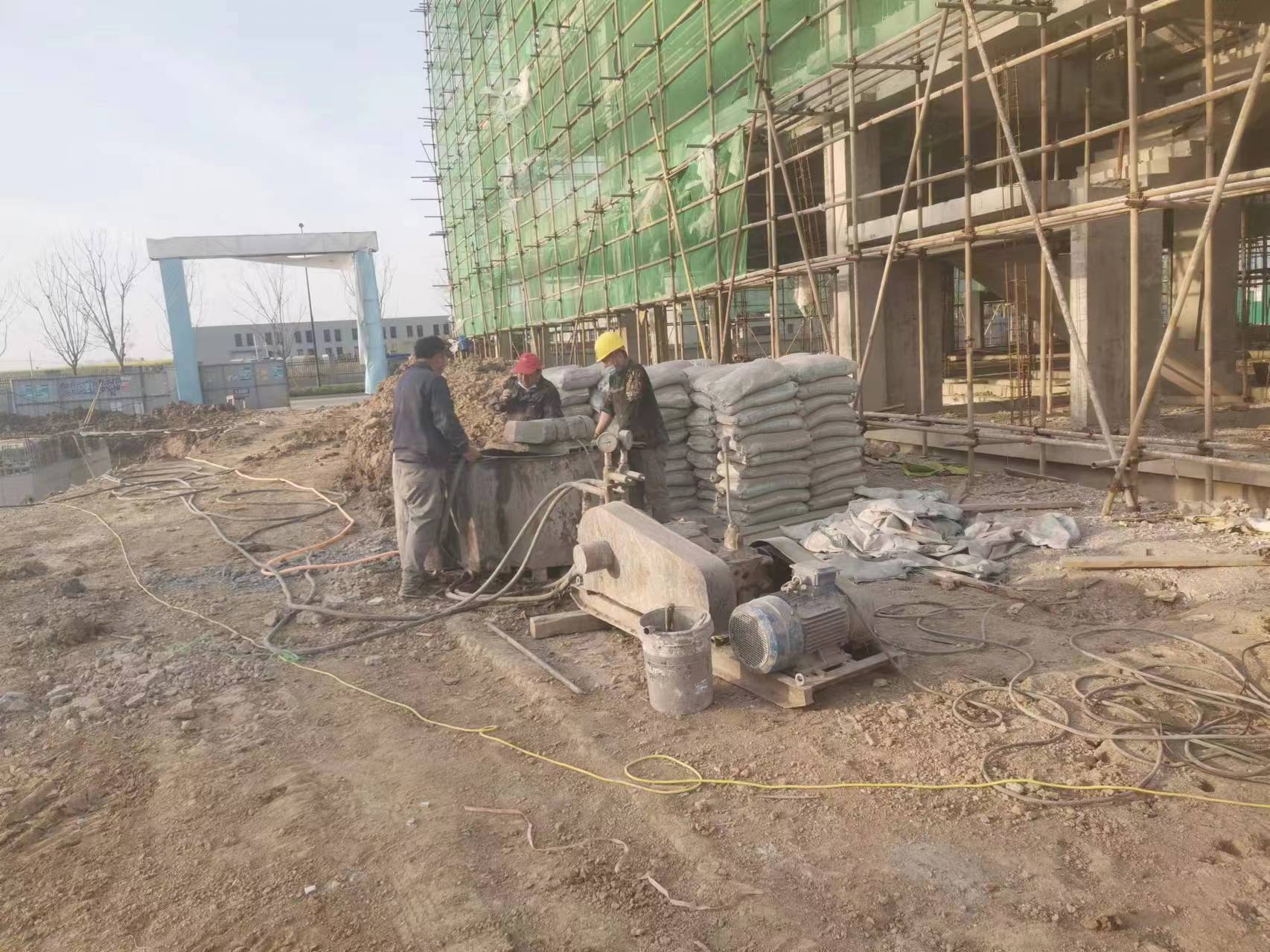 宜城别墅下沉注浆